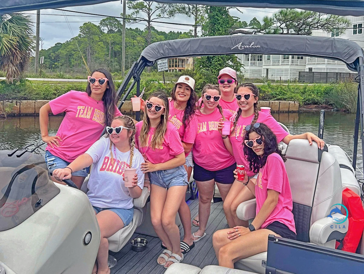 Crab Island Bachelorette party with Crab Island Luxury Adventures