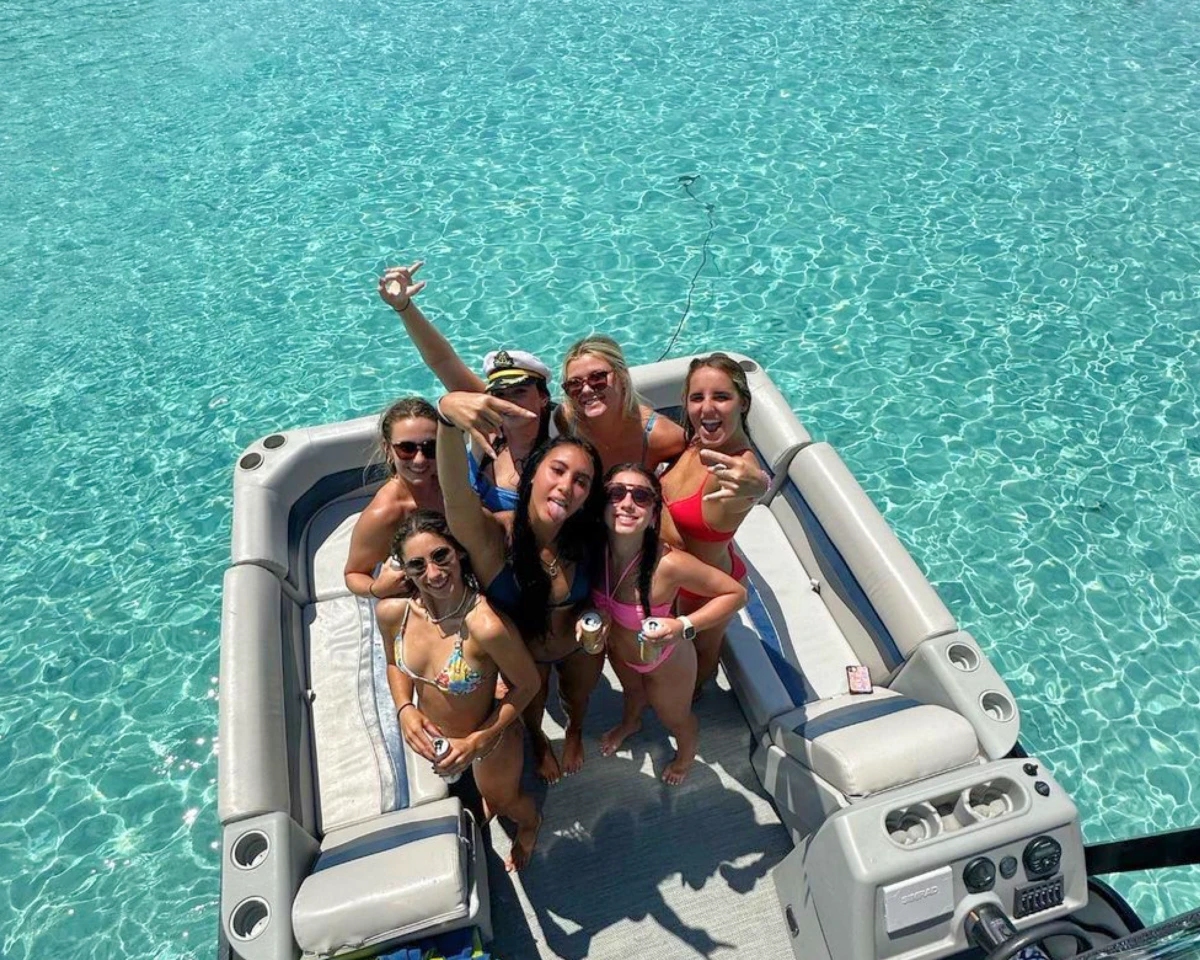 Crab Island Bachelorette party with Crab Island Luxury Adventures