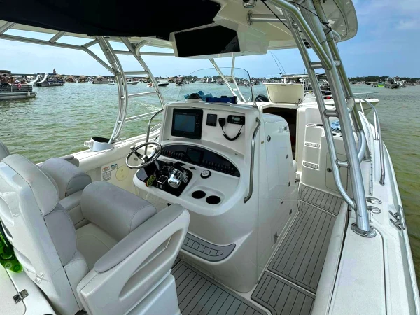 Center Console Pocket Yacht with Crab Island Luxury Adventures
