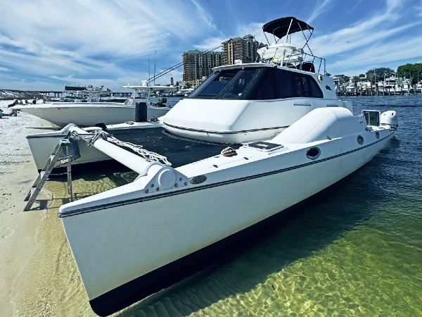 Private Catamaran Charters with Crab Island Luxury Adventures in Destin Harbor