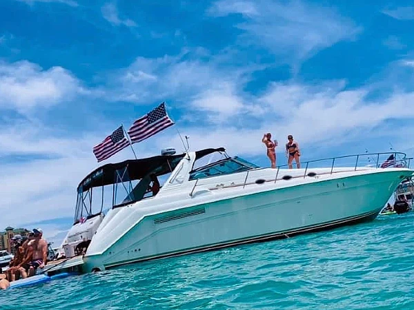 Private charted Destin Yachts by Crab Island Luxury Adventures