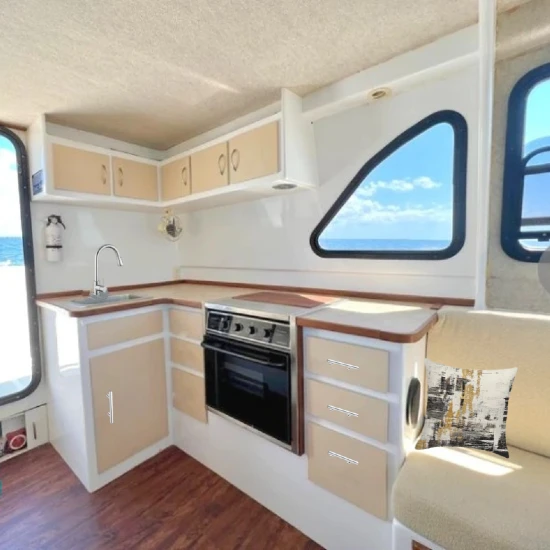 Interior view Lady Delana Plan your visit to Crab Island with Crab Island Luxury Adventures
