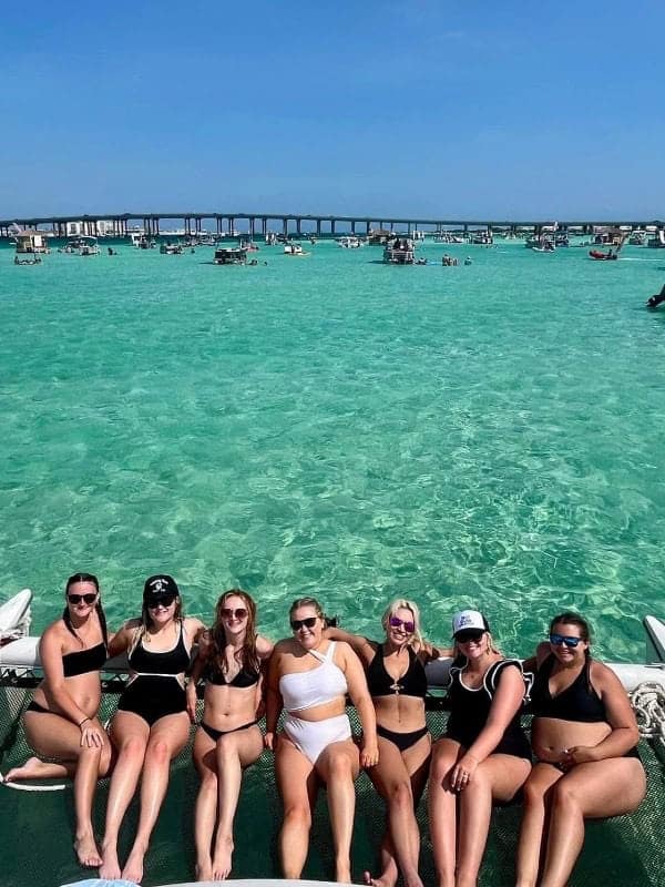 30a Bachelorettes at Crab Island