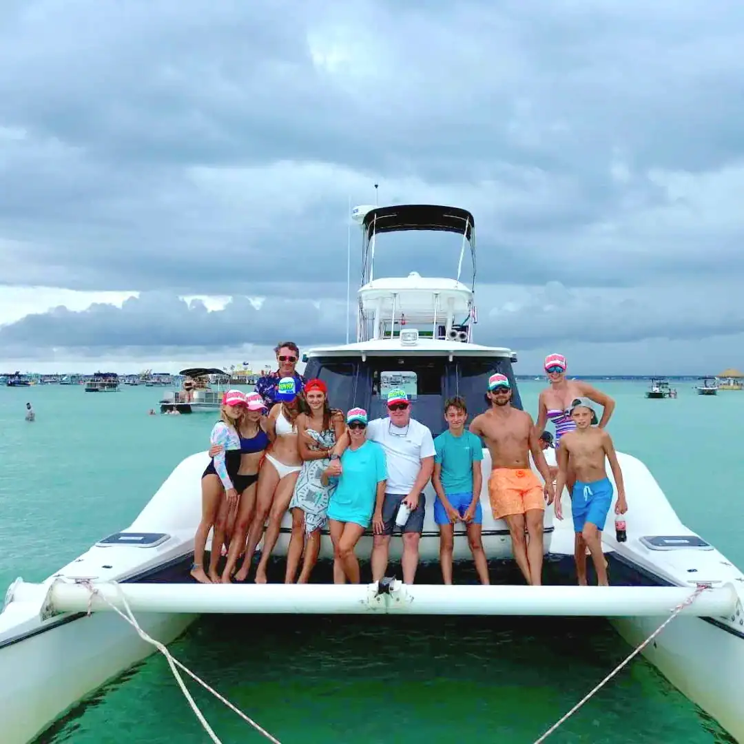 Watercolor weekday charters for families at Crab Island