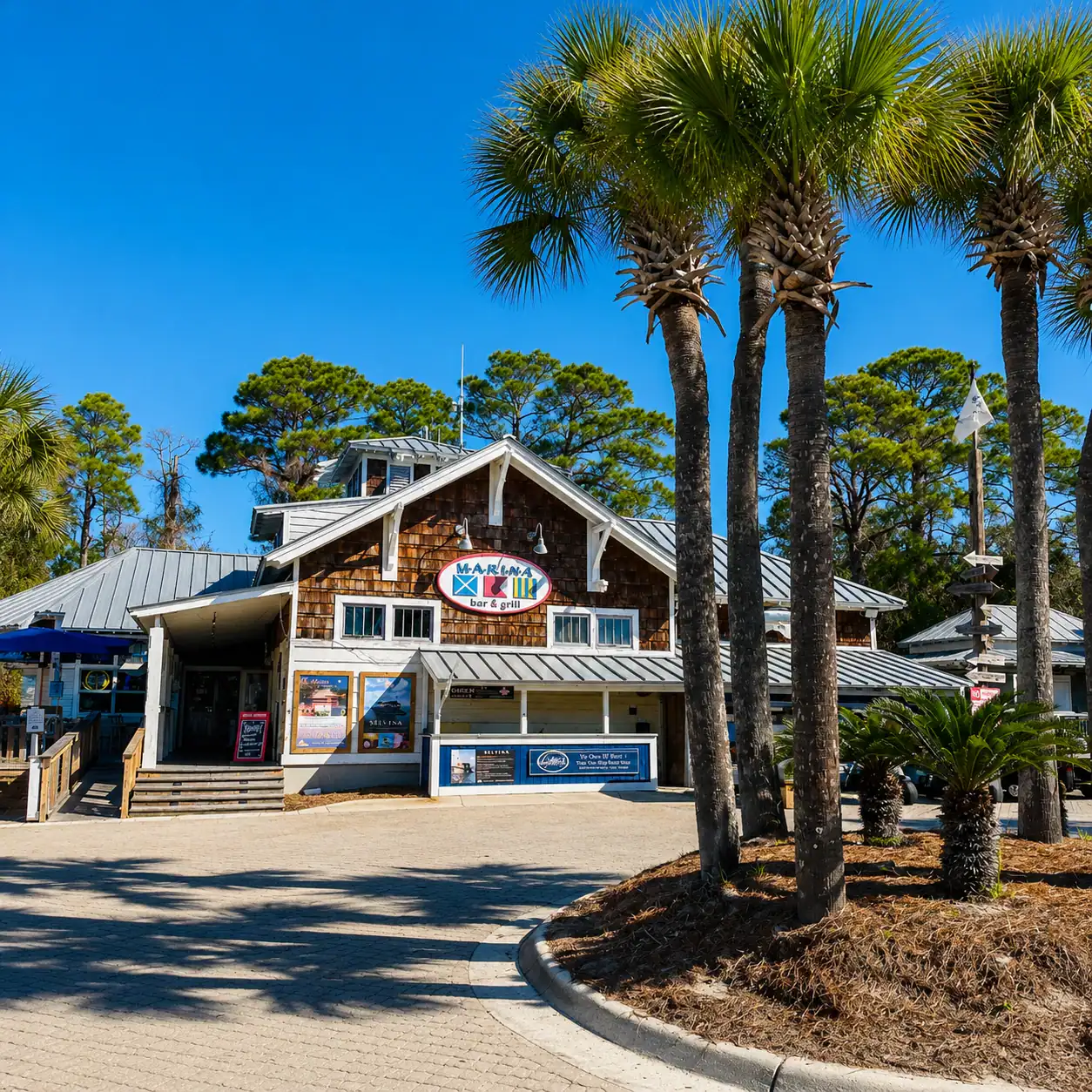 Marina Bar & Grill located at Baytowne Marina in the Sandestin Golf & Beach Resort, Miramar Beach, Florida