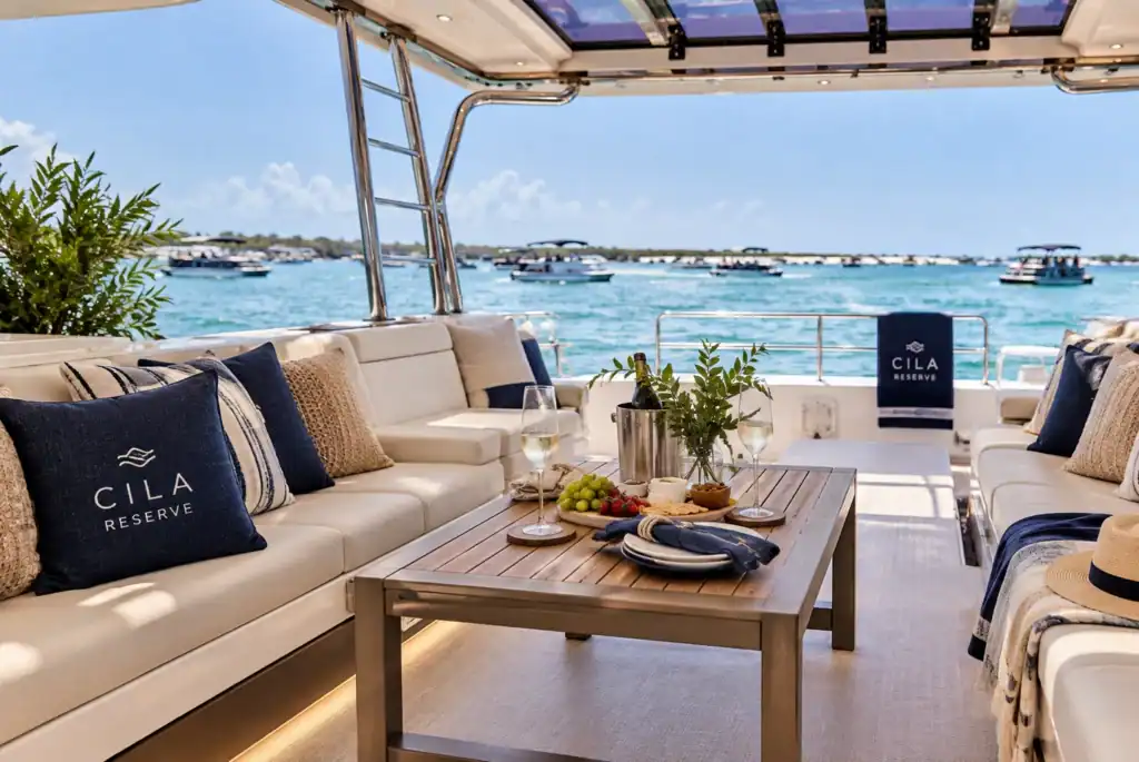 Interior of new Gemini 399 catamaran